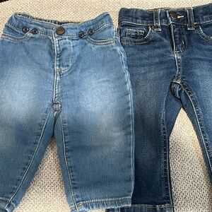 Kids Blue Denim Jeans Set